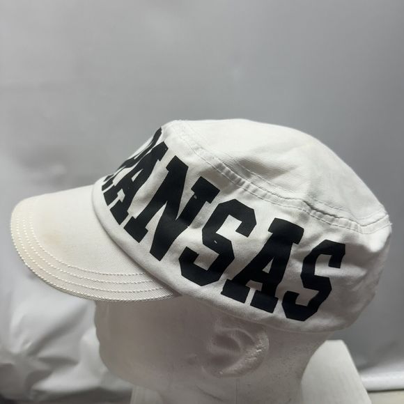 Port Aransas TX White Cadet Hat ARAM 777 Lucky Hook & Loop Adjustable USA Beach - Picture 4 of 8